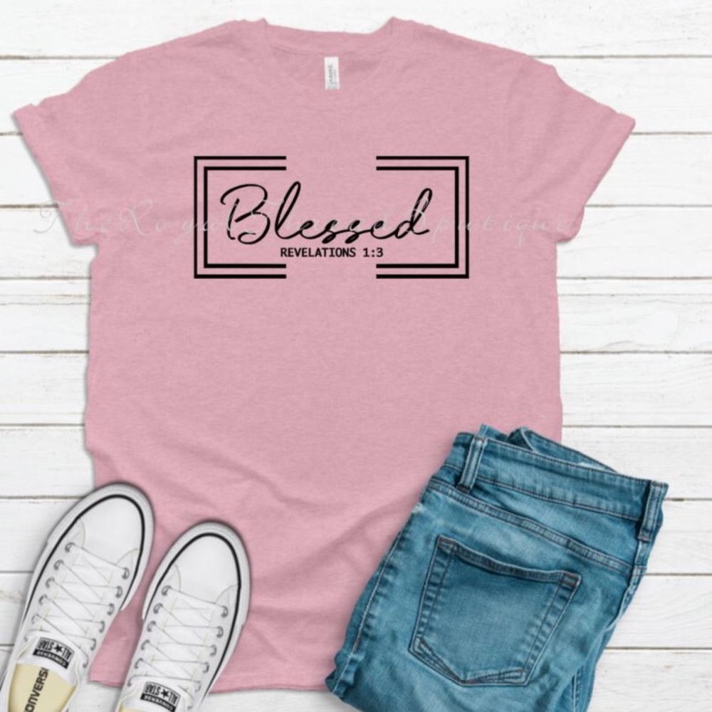 Blessed Bella Canvas Unisex tee NWOT